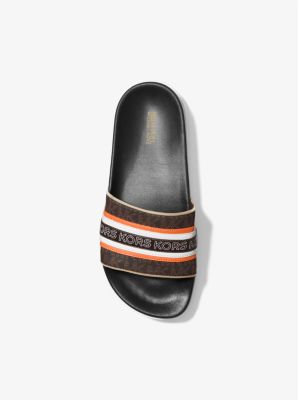 Mk hot sale tyra slides