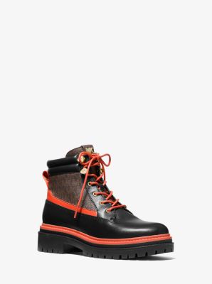 Michael kors on sale boots orange