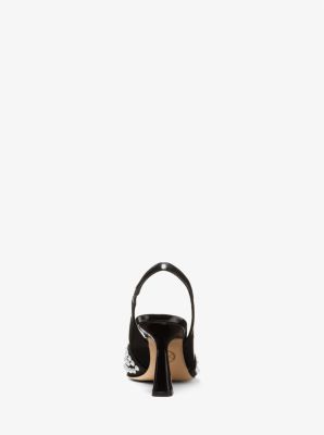 Pumps Chelsea aus Wildlederimitat und Kunstlackleder mit Verzierungen image number 2