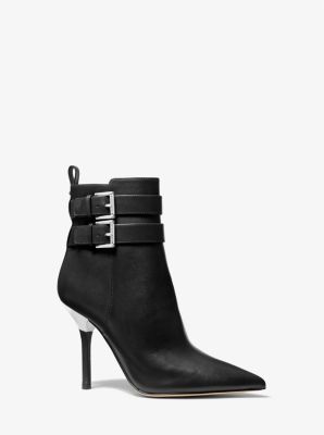 Michael kors cheap leather ankle boots