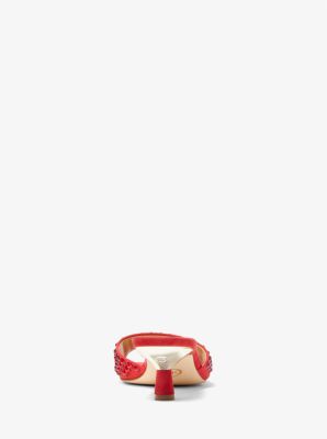 【Michael Kors】Imani Embellished llic Faux Suede Sandal Imani Embellished Faux Suede Sandal | Michael Kors [US]