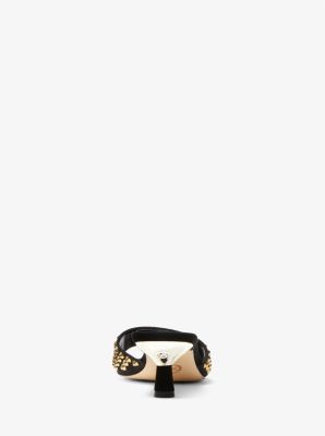 Amal Embellished Faux Suede Kitten Sandal image number 2