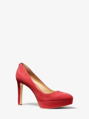 Michael kors red on sale pumps