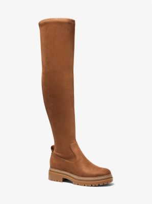 Stretch suede over shop the knee boots