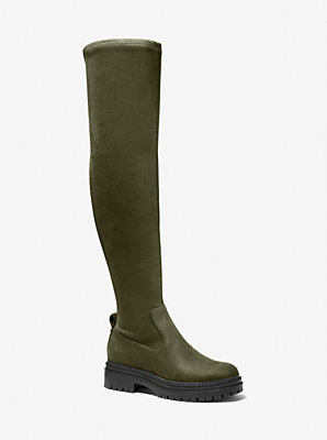 Michaelkors Cyrus Faux Stretch Suede Over-The-Knee Boot