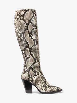 Dover Snake Embossed Knee Boot image number 1