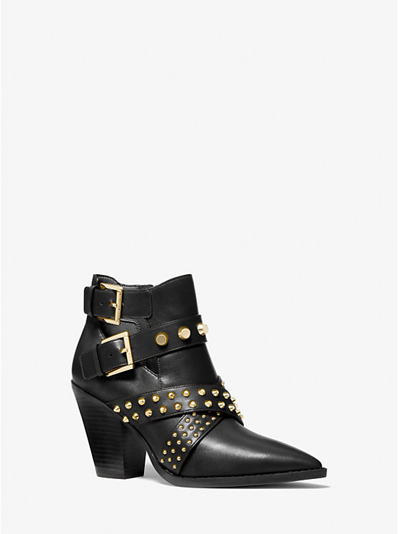 Dover Astor Stud Leather Ankle Boot | Michael Kors