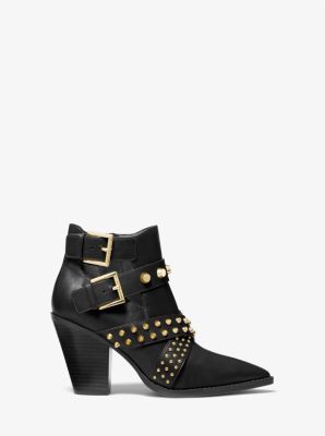 Dover Astor Stud Leather Ankle Boot | Michael Kors