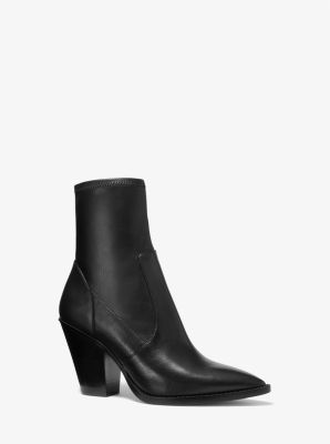 Leather Suede Boots Ankle Boots Women s Shoes Michael Kors