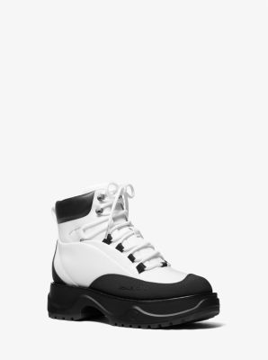 Dupree Nylon Gabardine and Leather Hiker Boot image number 0