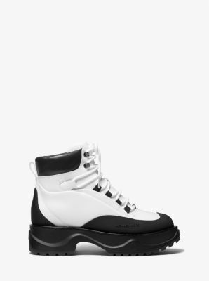 Dupree Nylon Gabardine and Leather Hiker Boot image number 1
