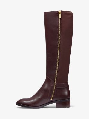 michael kors leather boots