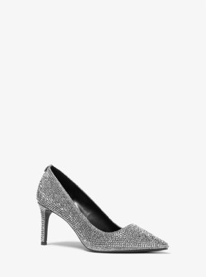 Zapato de salón Alina Flex de malla de cadena brillante con adorno de cristal image number 0