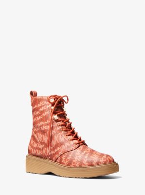 Haskell Animal Print Logo Canvas Boot image number 0