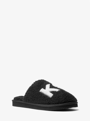 Janis Sherpa Slipper in NEGRO | Michael Kors