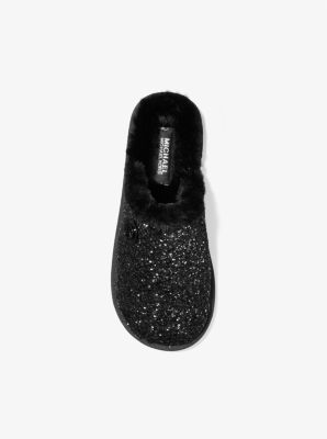 Michael kors best sale black slippers