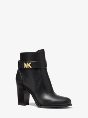 Jilly Pebbled Leather Boot | Michael Kors