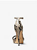 Sandale à plateforme Jordyn en faux cuir gaufré à motif de serpent image number 2