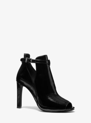 Michael kors open on sale toe ankle boots