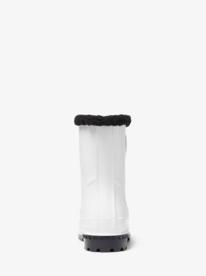 Michael kors shop white rain boots