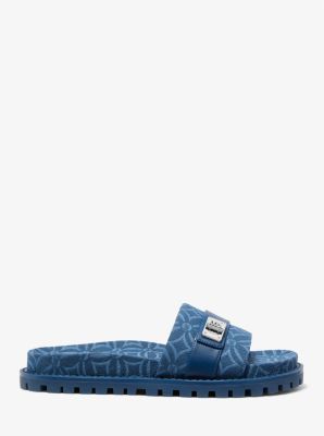 Padma Logo Jacquard Slide Sandal | Michael Kors