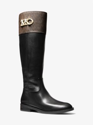 Parker Logo and Leather Boot | Michael Kors