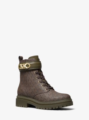 Parker Logo Combat Boot image number 0