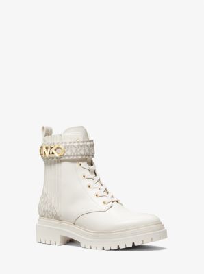 Total 32+ imagen michael kors boots cream