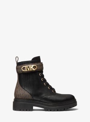 Parker Leather Combat Boot | Michael Kors