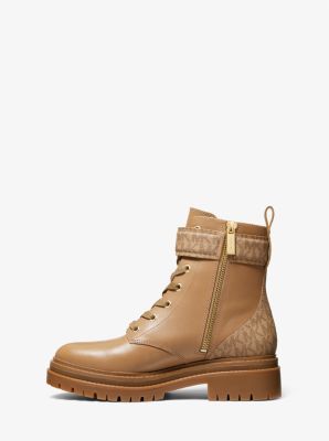 Botte de combat Parker en cuir