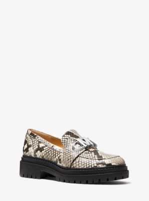 Parker Snake Embossed Faux Leather Loafer | Michael Kors