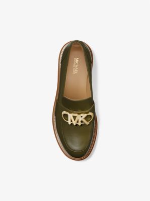 Michael kors best sale loafers womens olive