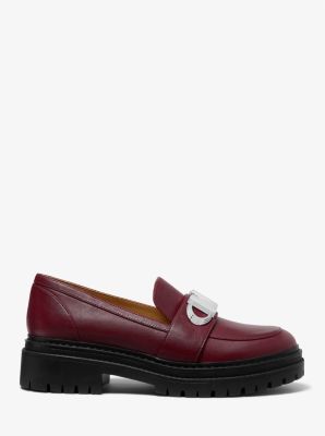 マイケルコース★Parker Leather Loafer Parker Studded Leather and Logo Loafer | Michael Kors [US]