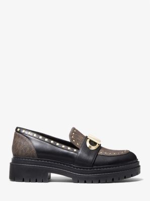 Parker Studded Leather and Logo Loafer image number 1