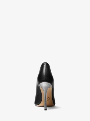 Escarpin Parker en cuir in NOIR/ARGENT | Michael Kors