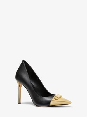 Aprender acerca 65+ imagen michael kors black pumps