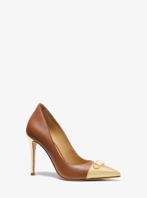 Michael kors keke sales cap toe pumps