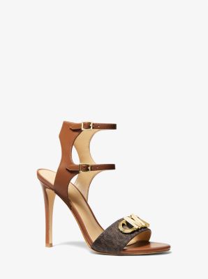 Parker Logo And Leather Sandal | Michael Kors