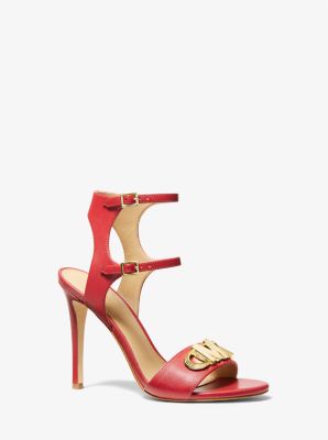 Michael kors 2025 red sandals