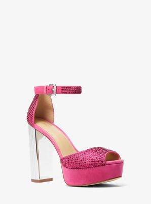 Porter Studded Platform Peep-Toe Pump