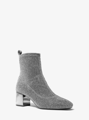 Porter Glitter Knit Ankle Boot