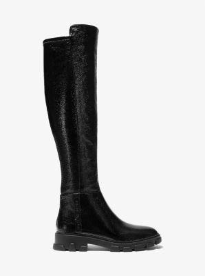 Crackled Faux Patent Leather Boot | Michael Kors