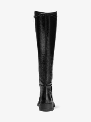 Michael kors black tall hot sale boots