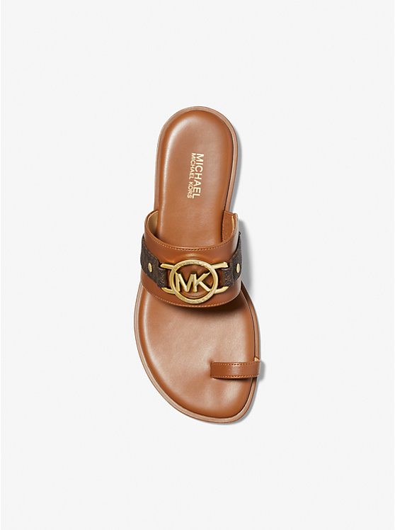 Rory Logo and Faux Leather Sandal image number 2