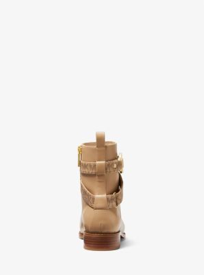 Rory Logo Trim Ankle Boot in CAMEL | Michael Kors