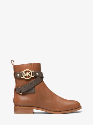 Winslow leather and logo hotsell ankle boot