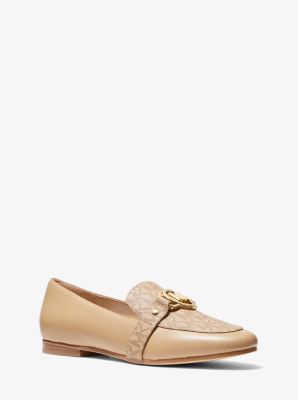 Rory Leather and Logo Loafer | Michael Kors Canada
