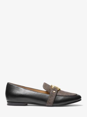 Rory Leather and Logo Loafer image number 1