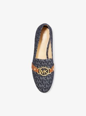 Rory Denim Logo Jacquard Loafer