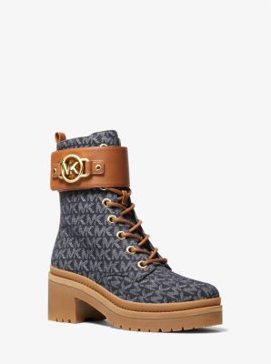 Combat boots michael clearance kors